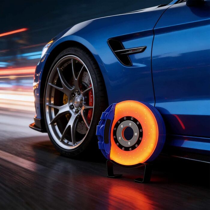 Енергоефективний план гальмівних дисків, світлодіодний нічник, проект, що налаштовується, освітлення для дистанційної роботи, червоний світлодіодний нічник для гальмівних дисків