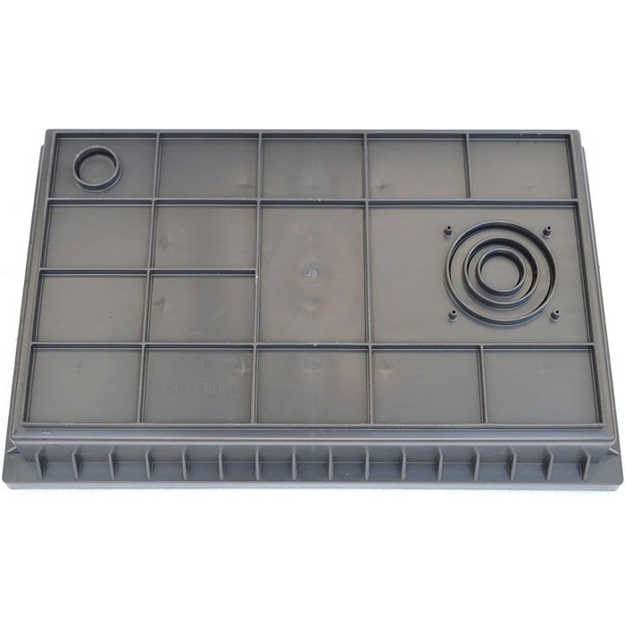 Скребок для взуття, килимок для дверей, сітчаста решітка, оцинкований, 58,5 x 36,5 см