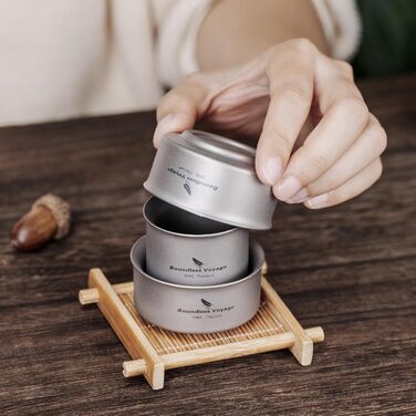 Титанова кружка Boundless Voyage з подвійними стінками, портативна, кемпінгова, легка, дорожня кружка, багаторазова, для кемпінгу, подорожей, пікніка, ti3148d, Ti3148D/EU/88