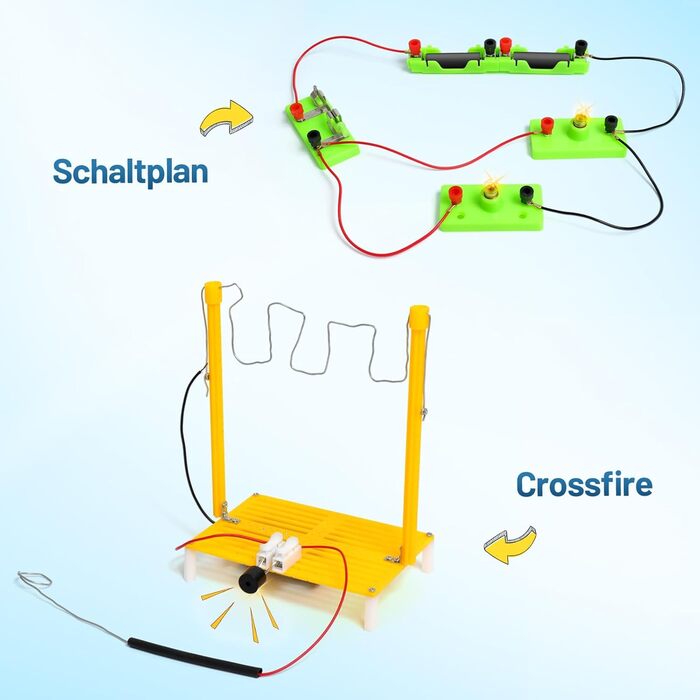 Електронний конструктор ADUSRIZ 5-in-1 STEM Kit, для дітей 8-14 років