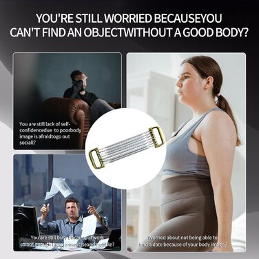 Еспандер для грудей 7 знімних пружин з ручкою з алюмінієвого сплаву для домашнього фітнесу, тренування м&39язів та бодібілдингу