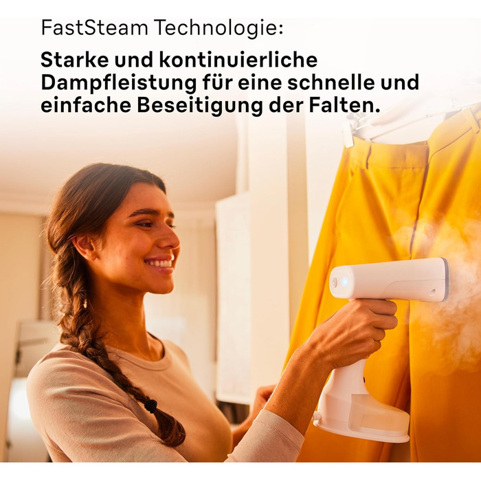 Паровий випрямляч Braun QuickStyle 5 GS5011PU, технологія Dual FreeGlide 3D, технологія FastSteam, відпарювач, пара 22 г / хв, рез