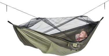 Ультралегкий гамак StoreoAS Mosquito Traveller Thermo XXL 780 г 305 x 160 см Розмір упаковки 31 х 11 см до 200 кг в зеленому кольорі