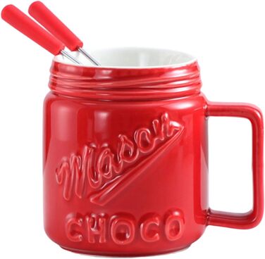 Високотемпературна керамічна кружка для десертів, для плавлення сиру, грілка з практичним декором для дому, сучасний аксесуар для кухонного начиння