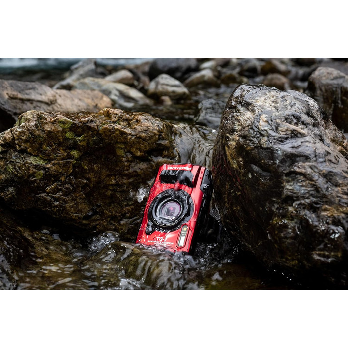 Цифрова камера OM System Tough TG-7 червона (наступник Olympus TG-6) TG-7 червона