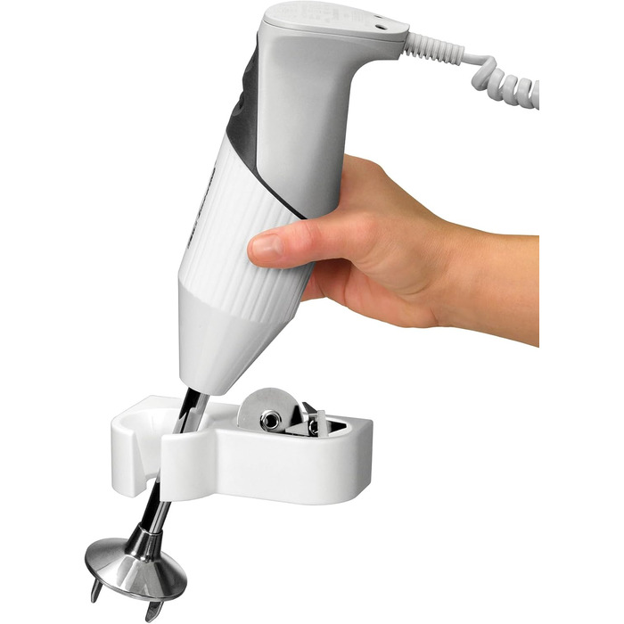 Занурювальний блендер ESGE Zauberstab M 160 G Gourmet 90610, 160 Вт, 2 швидкості до 15 000 об/хв, ергономічна ручка, надійний двигун, з аксесуарами, Made in Switzerland
