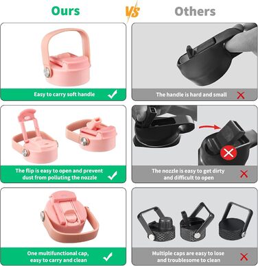 Пляшка для води THILY з нержавіючої сталі об&39ємом 40 унцій, потрійно ізольована, герметична пляшка для води з широким горлом, кришкою та трубочками, порошкове покриття, без BPA, зберігає напої гарячими та холодними, Pink Lilies F40 - Pink Lilies, модель