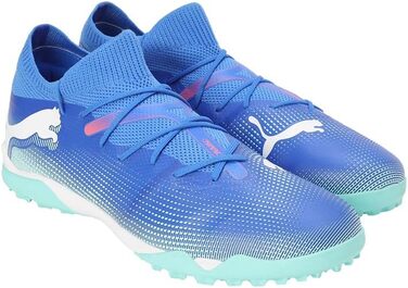 Футбольні бутси Puma Unisex Future 7 Match TtSoccer 41 EU Bluemazing Puma White Electric Peppermint