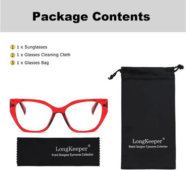Окуляри Long Keeper Blue Light Filter Glasses Жіночі комп&39ютерні окуляри Cat Eye Anti Blue Light Anti Eyestrain Red Clear
