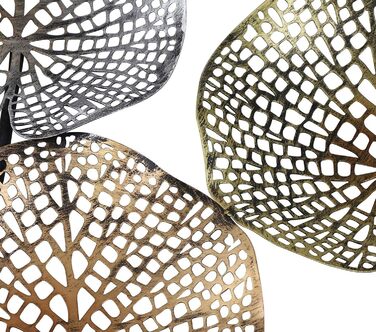 Фотошпалери лотос з металу, 100x50 см, оздоблення стін, настінний орнамент, металева картина, декоративний предмет, 3D