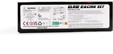 Іграшка Fajiabao Car Racing Track для 3-річних хлопчиків - 240 деталей Гнучка гоночна траса з 2 світловими автомобілями Іграшкова