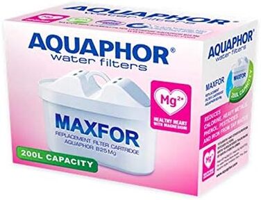 Фільтр для води Aquaphor Onyx, 4,2 л, з магнієм для здорового серця, чорний