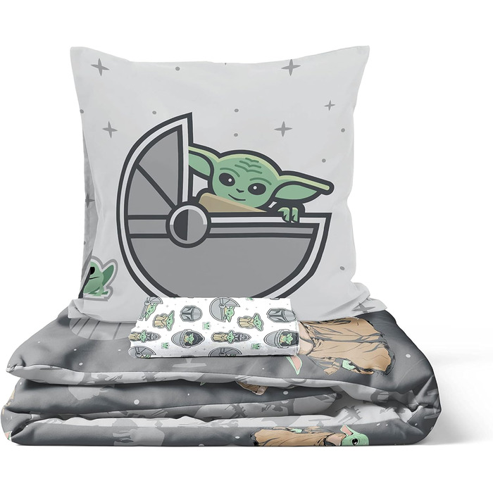 Бавовна Комплект постільної білизни з 3 предметів 135x200 см Односпальне ліжко - підодіяльник простирадло 90x200 см наволочка 50x7