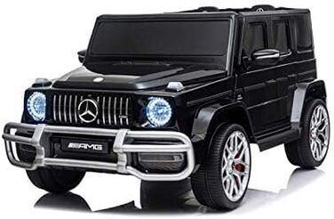 Дитячий електромобіль FINOOS Mercedes G63 AMG 2-місний, двомісний дитячий електромобіль з пультом дистанційного керування - шкірян