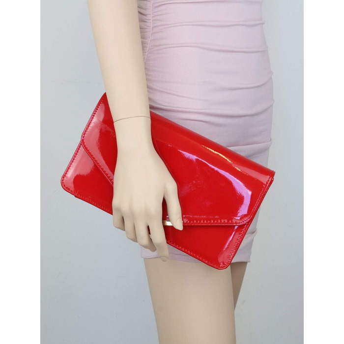 Вишукана сумочка-клатч Умшлаг з металевою рамкою та делікатним ремінцем