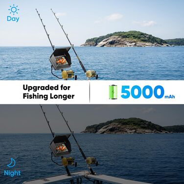 Ехолот, камера для підводної риболовлі з IPS-дисплеєм, ширококутним кутом нічного бачення 220, водонепроникний ехолот IP67, ідеально підходить для морської, річкової та підлідної риболовлі.