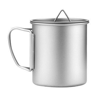 Кухонне обладнання для вулиці, дорожнє кухонне начиння, чашки для пиття, туристичні кружки, кемпінг, кава, приготування їжі, питна вода з кришкою, туристична кружка для вулиці, посудина для пиття 650 мл