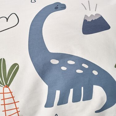 Комплект постільної білизни Familando для хлопчиків та дівчаток 135x200 80x80 см - Мила дитяча постільна білизна з 100 бавовни - П