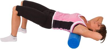 Ролики для пілатесу NMC сині 90x15 см, пілатес, йога, гімнастичні, фітнес, пінопластові, зручні