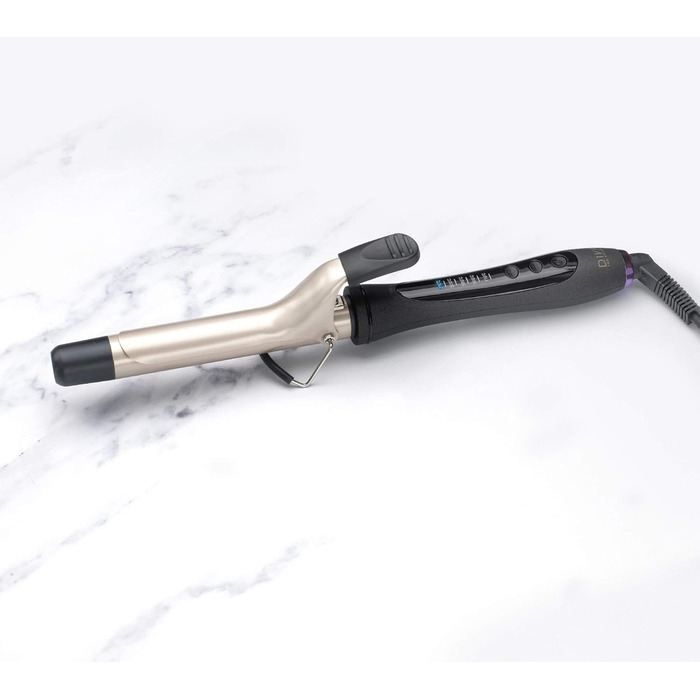 Цифрові щипці Diva Pro Styling Digital Tongue 25 мм - плойка/щипці для завивки - функція автоматичного вимкнення, чорна