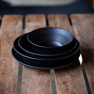 Кемпінговий посуд Посуд з нержавіючої сталі для кемпінгу Столові прибори, термостійкі, з сумкою для зберігання, багаторазові, для пікніків, походів, обідів на свіжому повітрі, 18 x 18 x 7,5 см