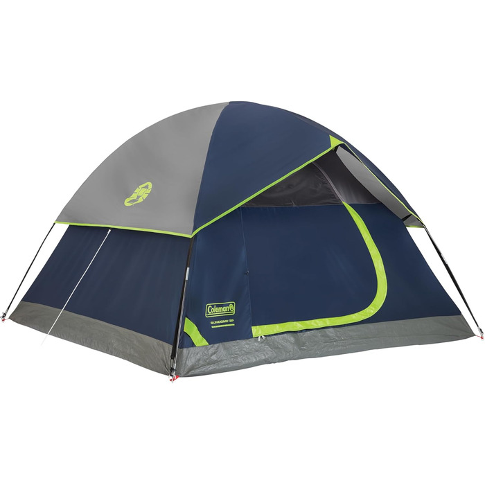 Намет Coleman Skydome 2 особи – WeatherTec, 3 сезони, швидке встановлення, синій, 1,5 × 2,1 м