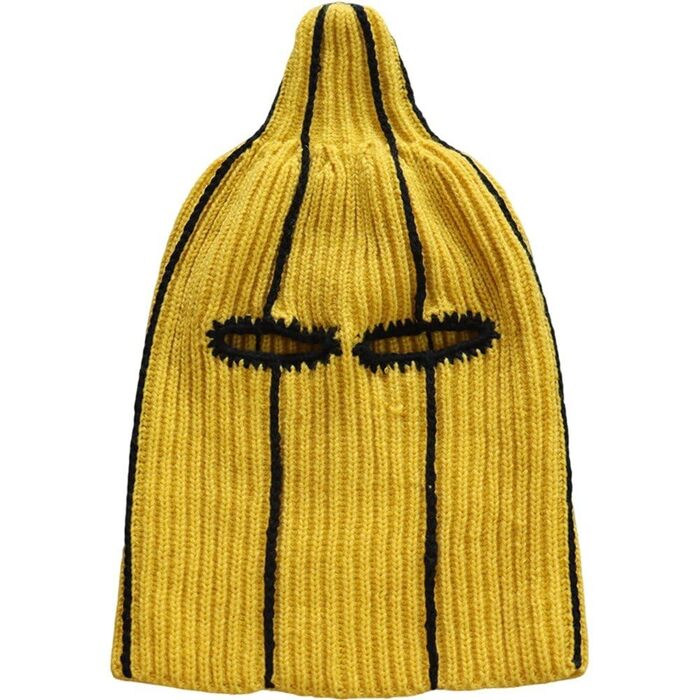 Забавна балаклава/лижна маска у формі банана оригінальна в&39язана маска для обличчя на Хелловін, Різдво, зимові спортивні фестивалі, еластична, тепла, унісекс, подарунок для дорослих