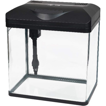 AMTRA LAGUNA LED 30 - 18 літровий скляний акваріум з кришкою, в т.ч. світлодіодне освітлення і фільтр, 30 x 23.5 x 34.5 см, чорний