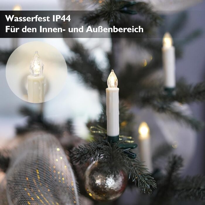 Світлодіодних бездротових різдвяних вогнів з 2 пультами Rhytsing