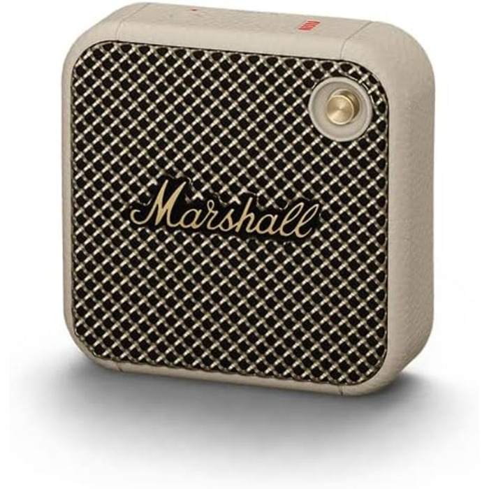 Колонка Marshall Willen, бездротова, понад 15 годин роботи в режимі відтворення, водонепроникна за стандартом IP67, швидка зарядка