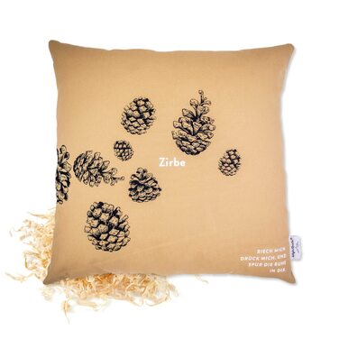 Подушка для голови AllguQuelle Natural Products з органічної швейцарської сосни зі 100 органічною стружкою швейцарської сосни (1000 г). Натуральна ароматизована подушка. Органічна подушка для голови, чиста та органічна.