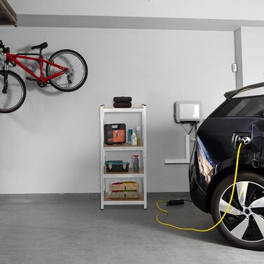 Міцний стелаж Relaxdays, ВxШxГ 138x60x40 см, 200 кг, сталь, 4 полиці, полиця для зберігання, для підвалу, гаража, підключається до мережі, сріблястий