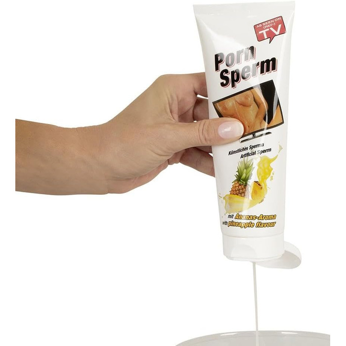 Лубрикант Orion Porn Sperm Pineapple, водна основа, 250 мл