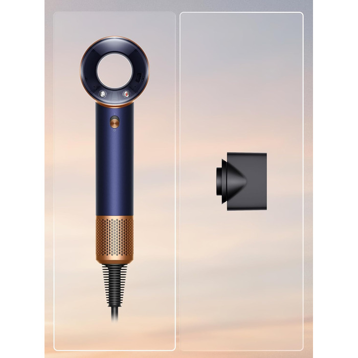 Стайлер-фен для подорожей Dyson Supersonic Travel, темно-синій/мідний
