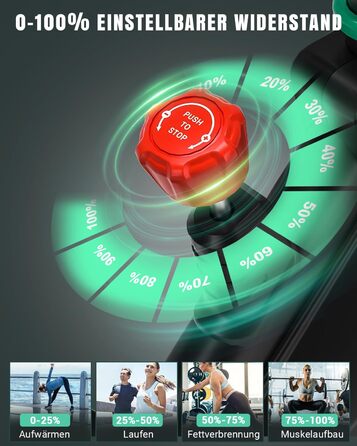 Новий велотренажер, домашній велотренажер DMASUN, регульований опір, надзвичайно зручне сидіння та чохол для сидіння, великий тримач для планшета, тихий та стабільний фітнес-велотренажер для дому, витримує до 160 кг, зелений - Покращено тертя