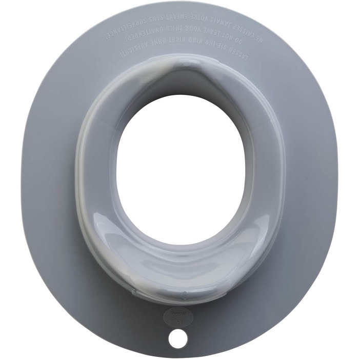 Сидіння для унітазу Rotho Babydesign Bella Bambina - Дитяче сидіння для унітазу сірого кольору - Міцне сидіння для унітазу для діт