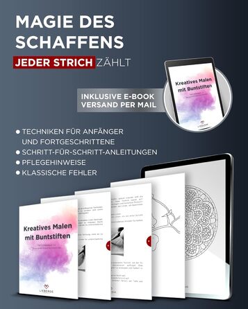 Набір кольорових олівців преміум-класу в металевій коробці 72 кольори Високопігментовані кольорові олівці Стійкі до розривів, плавне нанесення кольору Розмальовки для дорослих, дітей та художників (металева коробка)