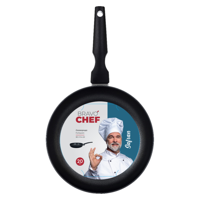 Сковорода BRAVO CHEF Safran 20 см б/кришки (6792307)