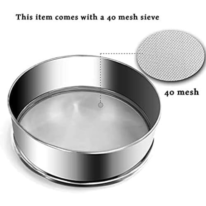 Автоматична просіювальна машина HACSYP, машина для просіювання з нержавіючої сталі, електрична вібраційна машина для просіювання, 40 сіток для борошна, частинки порошку