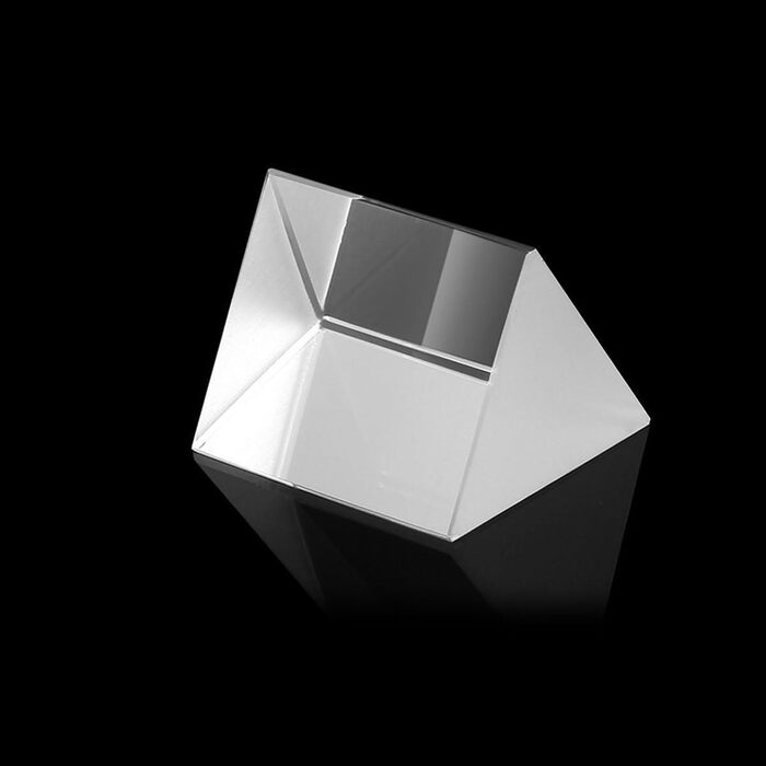 Оптичне скло потрійна трикутна призма Фізика Навчальний світловий спектр 5см / може відображати сім кольорів сонячного світла