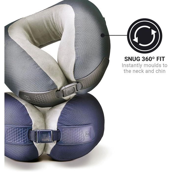 Подушка для шиї GoTravel Memory Dreamer 25 см світло-блакитна