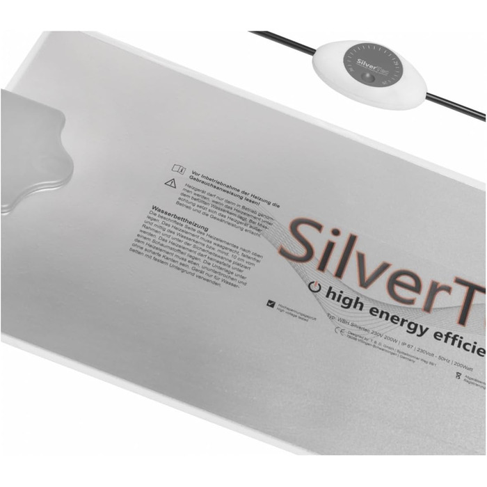 Універсальний обігрівач для водяного ліжка Carbon Heater (Варіант 1 повний обігрівач Silver Tec 200 Вт)