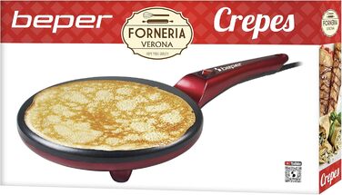 Електричний млинець червоний і чорний, електрична млинниця 800 Вт з ручкою, 710Y