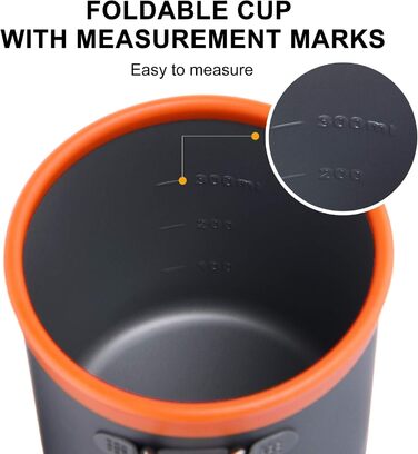 Кемпінг алюмінієва кружка відкритий кавова чашка туристична пікнік трекінг походи зі складною ручкою