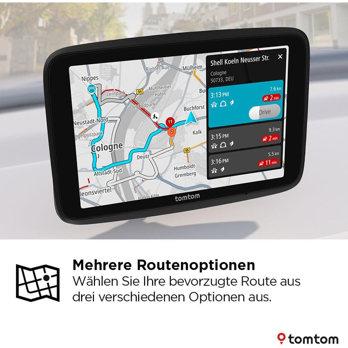 Навігаційний пристрій TomTom Car Sat Nav GO Classic Lite (6 дюймів, TomTom Traffic, оновлення карт Європи, оновлення через Wi-Fi, інтегроване, двостороннє кріплення) 6-дюймовий Lite