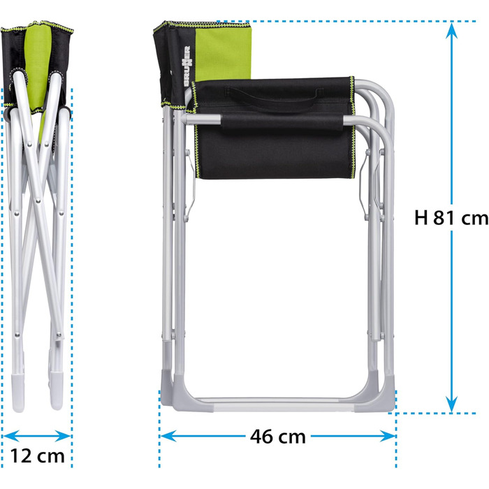 Крісло BRUNNER Regista Captain Green/Black