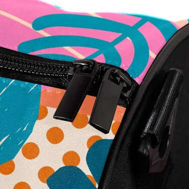 Спортивна сумка, маленька дорожня сумка, сумка для йоги, абстрактне тропічне листя, сумка для фітнесу на відкритому повітрі, ручна поклажа