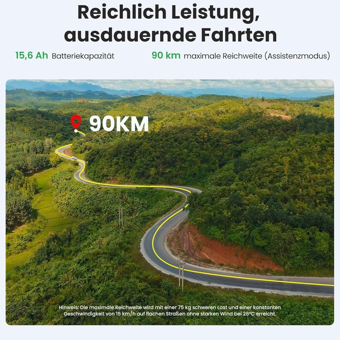 Міський електровелосипед Touroll B1 26 дюймів з двигуном 250 Вт та акумулятором 36 В 15,6 Аг