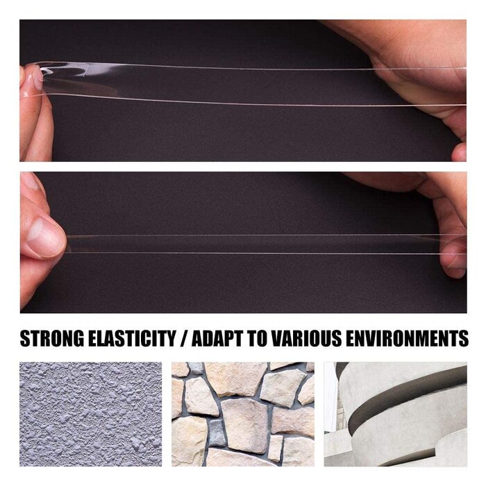 Прозора двостороння клейка стрічка (19 мм x 50 м)