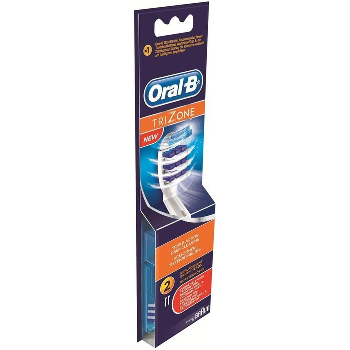 Щітки Braun Oral-B TriZone, упаковка з 2 шт.